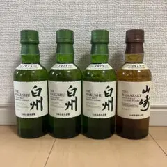 白州NV・山崎NV ウイスキーセット 各180ml x4本 - メルカリ