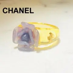 希少】 CHANEL リング 指輪 ココマーク 天然石風 ピンク プラ - メルカリ