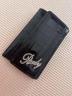 黒 クロコダイル風 Rady キーケース