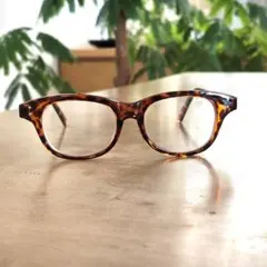 phatee i wear 横長ウエリントン型クリアレンズサングラス　アセテート