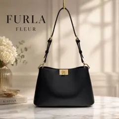 FURLA（フルラ）FLEUR（フルール）ワンショルダーバッグ 黒　ブラックのサムネイル