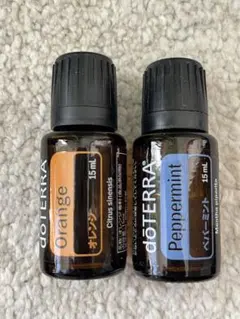 doTERRA ベチバー　ペパーミント　15ml 新品未開封　2本セット 新品未開封 doTERRAペパーミント 15mL 2本 エッセンシャルオイル×2