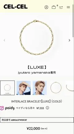 THAMES MMXX GOLD THE STARLINK BRACELET - メルカリ
