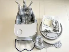 Hugmuu ハグムー　ベビーチェア グレー 10点セット　　ローチェア