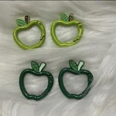 Mrs. GREEN APPLE 青りんご カラビナ 緑 黄緑 4つセット