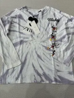 ZARA ミッキー タイダイ柄 長袖Tシャツ