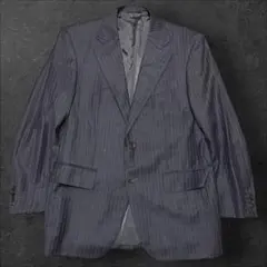 BURBERRY LONDON ウール シルク ストライプ テーラードジャケットのサムネイル