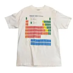 90s ビンテージ 在原みゆ紀 着用 元素記号 Tシャツ 元素記号周期表