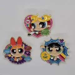 パワーパフガールズ ピンバッジ 3個セット