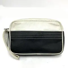 大人気☆LOEWE☆ロエベ☆クラッチバッグ☆アナグラム☆リピート☆革☆白ブラック