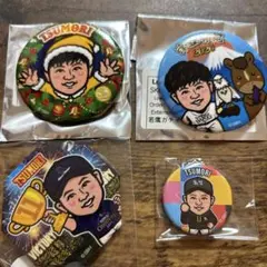 福岡ソフトバンクホークス 津森宥紀 缶バッジ 4点セット