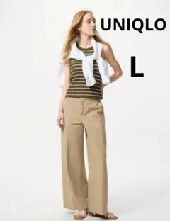 UNIQLO ユニクロ ワイドチノパンツ L
