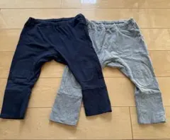 無印良品 サルエルパンツ ハイハイ期 レギンス 2枚70-80