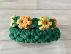 ＊様専用ページ　2本 小型犬　猫用首輪アクセサリー　マクラメ編み　ハンドメイド