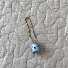 モノクロブーストラップ ボールチェーン付き　平成レトロ　当時物　サンエックス