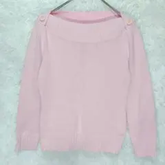 シーディーエスベーシック ニット ピンク 【L】 フェミニン 春秋 定番 綿混のサムネイル