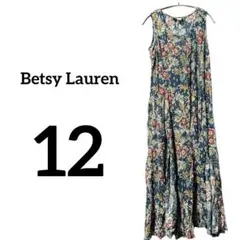 Betsy Lauren 花柄ノースリーブワンピース 【12】 レーヨン