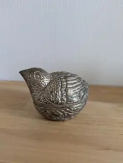 【ヴィンテージ 鳥モチーフ 小物入れ／オブジェ メタル製 アンティーク調】 ヴィンテージ 鳥モチーフ 小物入れ／オブジェ メタル製 アンティーク調