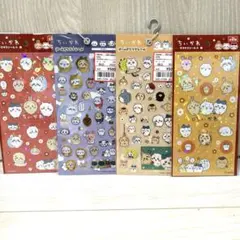 【最安値‼️】ちいかわゴールドクリアシールとキラキラシールセット