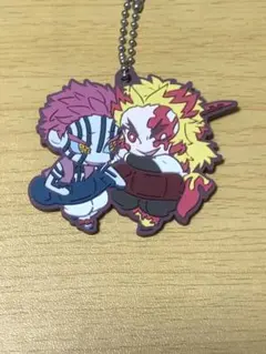 鬼滅の刃 キャラばんちょうこう ラバーマスコット 漆ノ型 煉獄杏寿郎 猗窩座