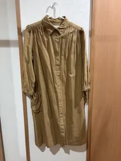 niko and... シャツ7分袖ワンピース