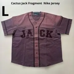 Travis Scott x NIKE x FRAGMENT ベースボールシャツ - メルカリ
