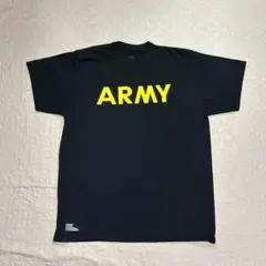米軍実物 APFU ARMY トレーニングTシャツ 黒 Lサイズ UNICOR
