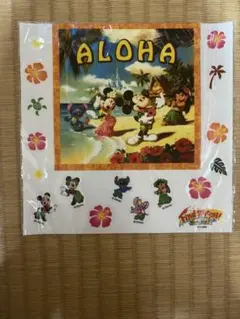 【公式:未使用】ディズニー　スティッチ　アロハ ステッカーセット