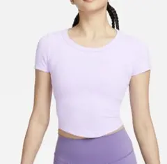 ナイキ ワンフィッテド ドライフィット ショートスリーブクロップド トップ Sのサムネイル