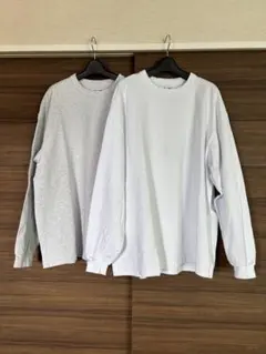 CAHLUMN/カウラム ヘビーウェイト ロングスリーブTシャツ 2枚セットのサムネイル