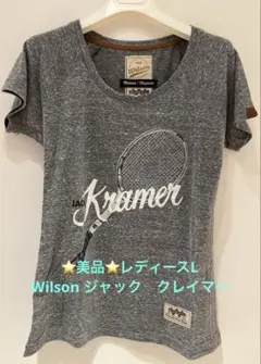 ⭐️美品⭐️Wilson Kramer テニスTシャツ グレー　レディースL