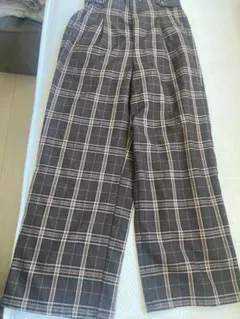 レディース チェックズボン