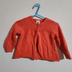 PETIT BATEAU カーディガン サイズ12m⑅﻿74cm