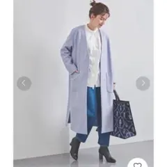 【UNITED ARROWS】ウールノーカラー コート