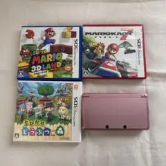 ニンテンドー3DS 本体　ピンク　ソフトセット