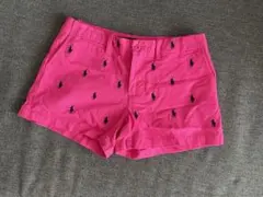 【美品】ポロラルフローレン ピンク ショートパンツ