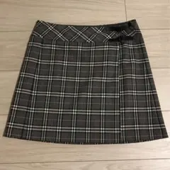 BURBERRY BLUE LABEL バーバリーチェック柄　スカート　グレー