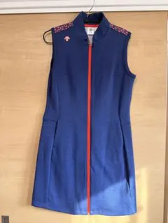 ✨美品✨デサントゴルフ 裾ボックスプリーツ ノースリーブワンピース