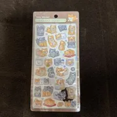 【正規品】ボンボンドロップシール　柴犬　ほっこり　和柄　茶犬