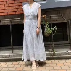 【定価23,100円】FRAY.IDフレイ ラインアートシフォンワンピース　1