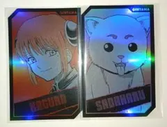 銀魂 ホロカード 神楽 定春 2点セット