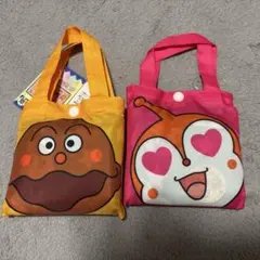 アンパンマン エコバッグ 2個セット　値下げ〜！！