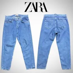 ZARA MAN デニムパンツ インディゴ リラックス テーパード