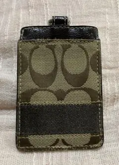 【お値下げ！】COACH モノグラムパターン パスケース ユニセックス