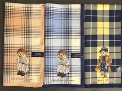Ralph Lauren ポロラルフローレン　ポロベア　ハンカチ 3枚　新品