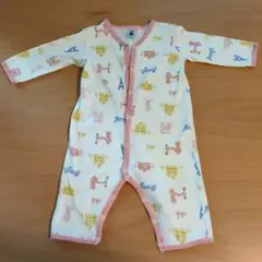 《PETIT BATEAU》プチバトー 12m/74cm ロンパースのサムネイル