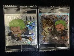 ワンピース 大海賊シールウエハース13 パラレル ゾロ& SP ゾロvsルッチ