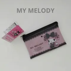 【新品未使用】マイメロディ フラットポーチ ジッパーバッグ サンリオ