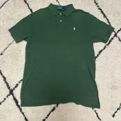 Polo Ralph Lauren 90s ダークグリーン ポロシャツ Lサイズ