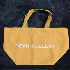 ミニトートバッグ　ディーンアンドデルーカ　トートバッグ　からし色